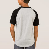 Krans met kerstgroet en monogram t-shirt (Achterkant)