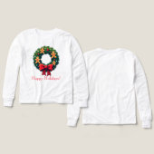 Krans met kerstmannen van peperkoek (Voorkant /achterkant)