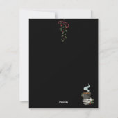 Krans met vrolijk KriebelKerstmis Feestdagenkaart (Achterkant)