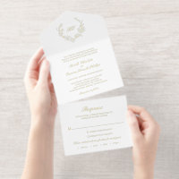 Krans Monogram Elegant Trouwen