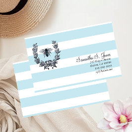 Krans/Napoleontische Bee Traditionele Belkaart Contactkaartje