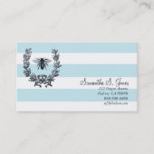 Krans/Napoleontische Bee Traditionele Belkaart Contactkaartje (Voorkant)