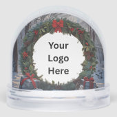 Krans omlijst Forrest klantwaardering Sneeuwbol (Achterkant)