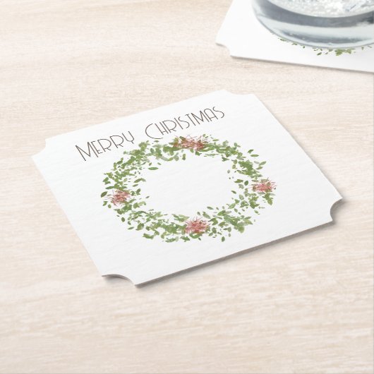 Krans Onderzetters - Kerstmis (Gekanteld)
