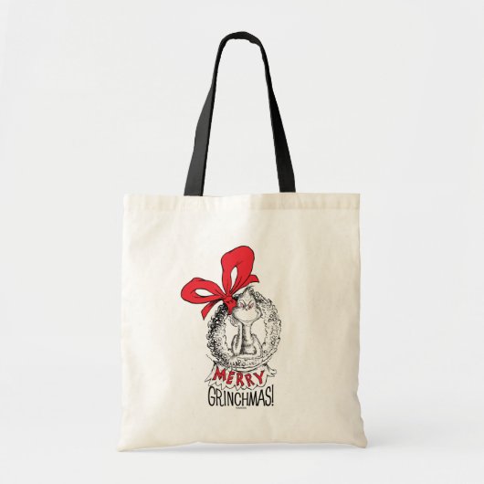 Krans Prettig Grinchfeest De Grinch Tote Bag (Voorkant)