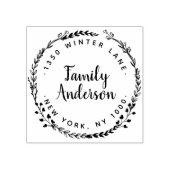 Krans retouradres Rubberstempel (Afrduk)