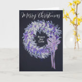 Krans Standaard, 5" x 7" Vouwkaart Kaart (Gele Bloem)