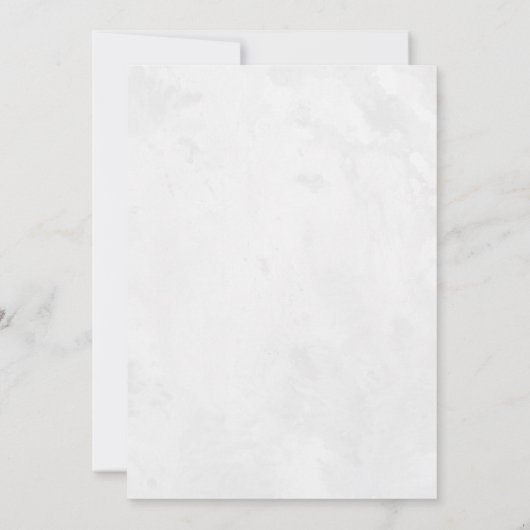 Krans Vakantie Kerstmis Winter Party uitnodiging (Achterkant)