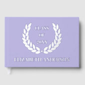 Krans van bladeren Afstuderen Gastenboek (Voorkant)