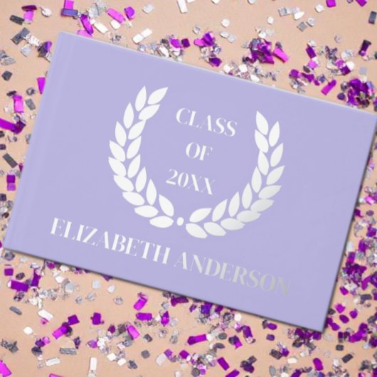 Krans van bladeren Afstuderen Gastenboek