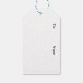 Krans van bladeren - Kinder kunst voor CHOC Cadeaulabel (Achterkant)