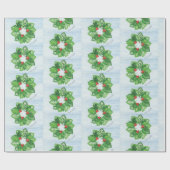 Krans van bladeren - Kinder kunst voor CHOC Cadeaupapier (Vlak)