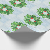 Krans van bladeren - Kinder kunst voor CHOC Cadeaupapier (Hoek)