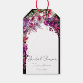 Krans van Bloemen Bruidsfeestje Cadeaulabel (Voorkant)