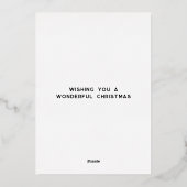 Krans van hertenbos vakantie echt folie kaart (Achterkant)