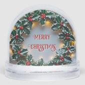Krans van Holly Klantwaardering Sneeuwbol (Voorkant)