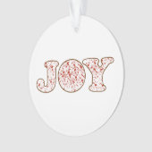 Krans van Joy-acryl Ornament (voorkant)