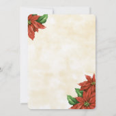 Krans van kerstster Informatiekaart Kaart (Achterkant)