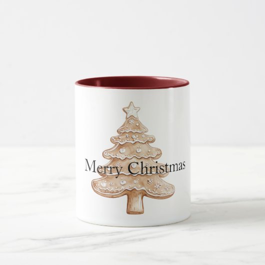 Krans van room-gingerbread mok (Midden)