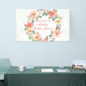 Krans van Rozen en knoppen Spandoek (Beurs)