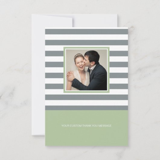 Krans van vetplanten, twijgen en stenen | Dank u Bedankkaart (Achterkant)