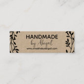 Krans Vines Handgemaakt | Handgemaakt Visitekaartj Mini Visitekaartje (Voorkant)