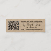 Krans Vines Handgemaakt | Handgemaakt Visitekaartj Mini Visitekaartje (Achterkant)