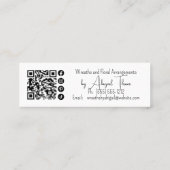 Krans Vines Handgemaakt | Handgemaakt Visitekaartj Mini Visitekaartje (Achterkant)