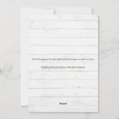 Krans voor een boerderij Kerstmis Feestdagenkaart (Achterkant)