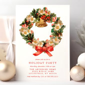 Krans voor een victoriaans Kerstfeest Kaart