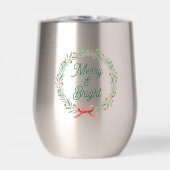 Krans voor feestdagen Merry & Bright (Voorkant)