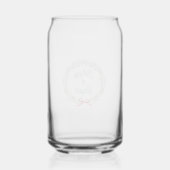 Krans voor feestdagen Merry & Bright Blikvorm Glas (Achterkant)