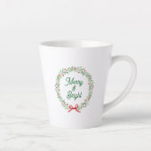 Krans voor feestdagen Merry & Bright Latte Mok (Rechts)