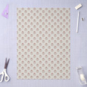 Krans voor Kerstmis aquarel linnen (crème) Tissuepapier (Craft)