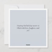 Krans voor omheining Kerstkaart (Achterkant)