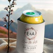 Krans Wildflower Lente Bruiloft Save The Date Blikjeskoeler