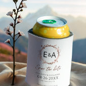 Krans Wildflower Lente Bruiloft Save The Date Blikjeskoeler