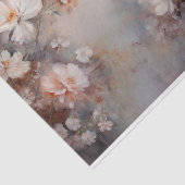 Krans, Zacht Mooie Elegante Bloemen Decoupage Tissuepapier (Detail)