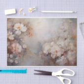 Krans, Zacht Mooie Elegante Bloemen Decoupage Tissuepapier (Craft)