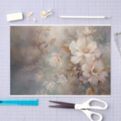 Krans, Zachte Mooie Elegante Bloemendecoupage Tissuepapier (Craft)