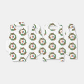 Krans Zakelijk Logo Kerstmis Bedankdoosjes (Uitgevouwen)