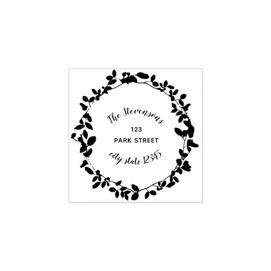 Kransadres Rubberstempel (Afrduk)