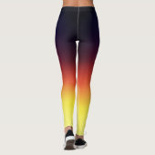 Kransappel Schaduw Ombre Tie Dye Leggings (Achterkant)