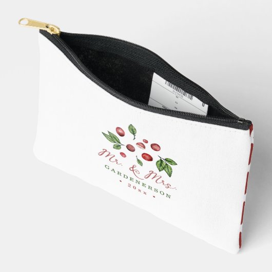 Kransbes Winter Bruiloft Datum Etui (Open)
