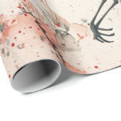 Kransbloesem Inktwassing (2) Cadeaupapier (Rol Hoek)