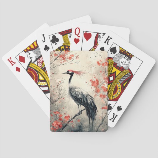 Kransbloesem Inktwassing (2) Pokerkaarten (Achterkant)