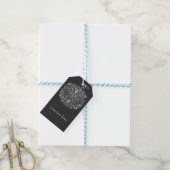Kransje Krijtbord Herfst Pompoen Herfstfeest Cadeaulabel (Met Touw)