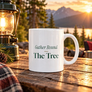 Kransje Rond De Kerstboom Grappige Kerstmug Koffiemok