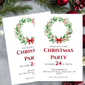 Kranslint Vakantie Kerstdiner Kaart