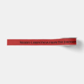 Kransmas Kerstmis - Diep Rood Grosgrain Lint (Voorkant)